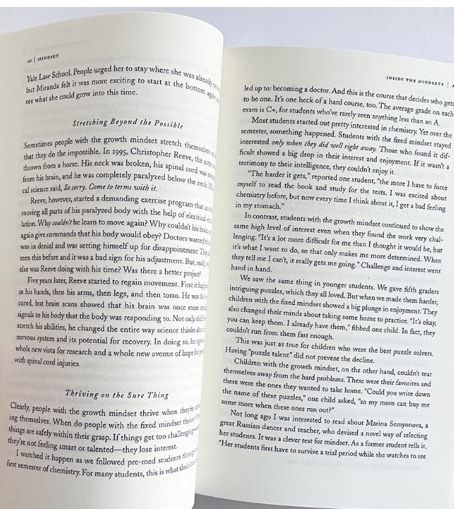 Mindset: Changing The Way You Think To Fulfil Your Potential. Author:Dweck, Carol S.