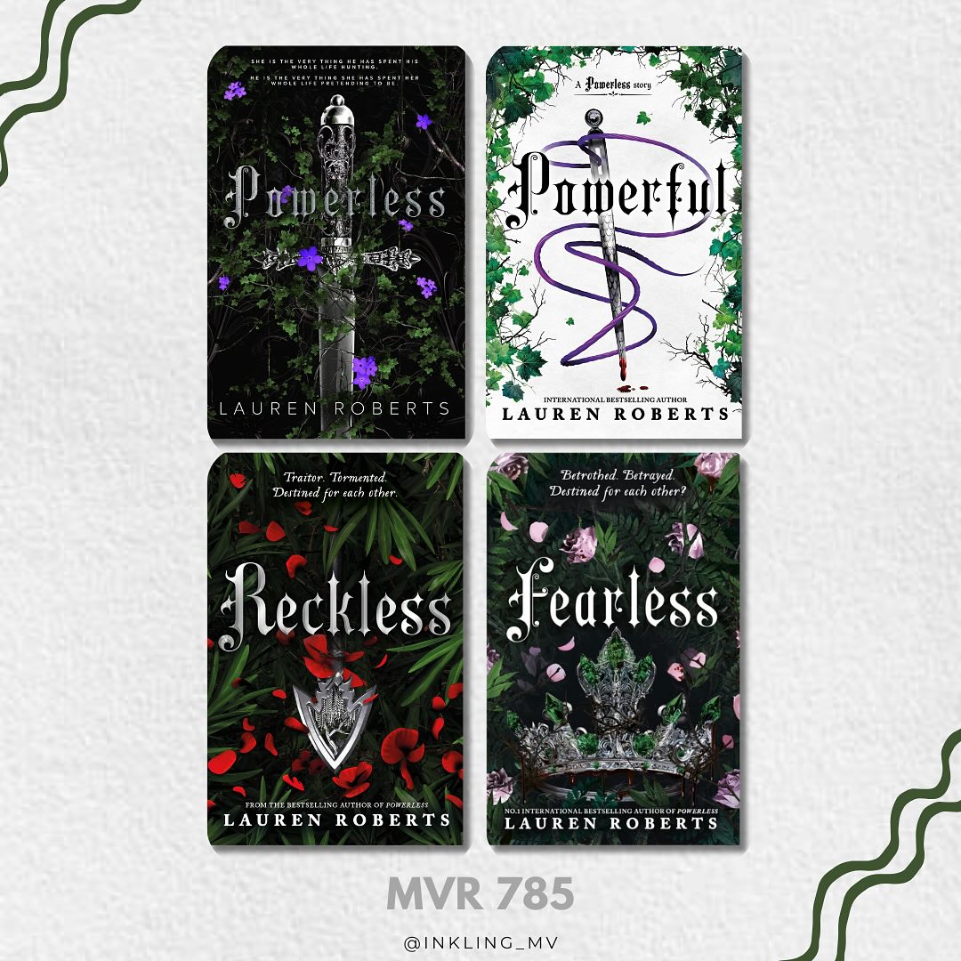 Powerless by Lauren Roberts : The Powerless Trilogy series Book # 1 (Novel-Young Adult Fiction)