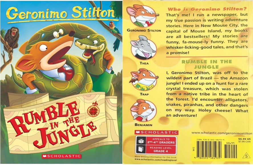 Rumble in the Jungle (Scholastic Geronimo Stilton Graphic Novel #53)
