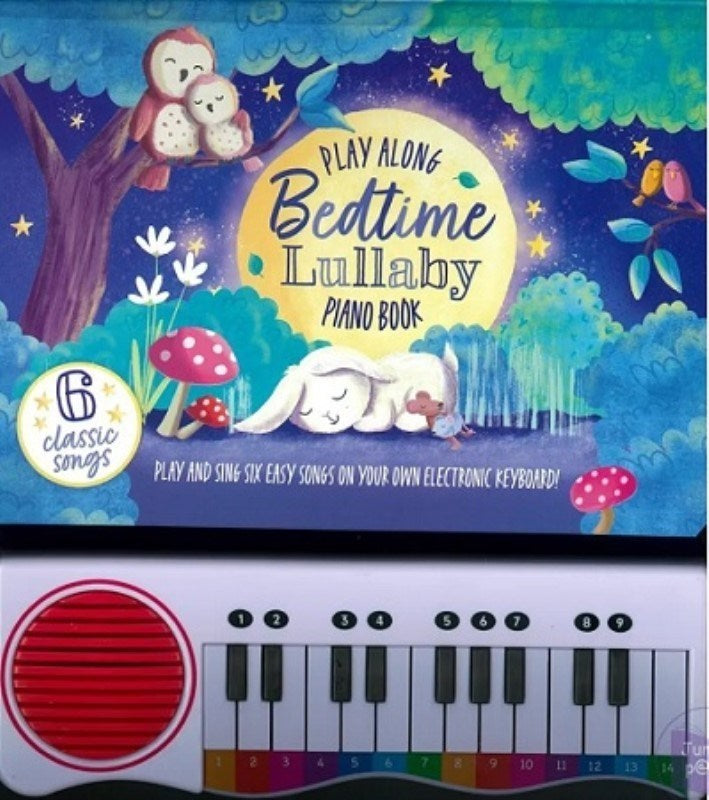 Play Along Bedtime Lullaby-Children's Keyboard Musical Piano Book.