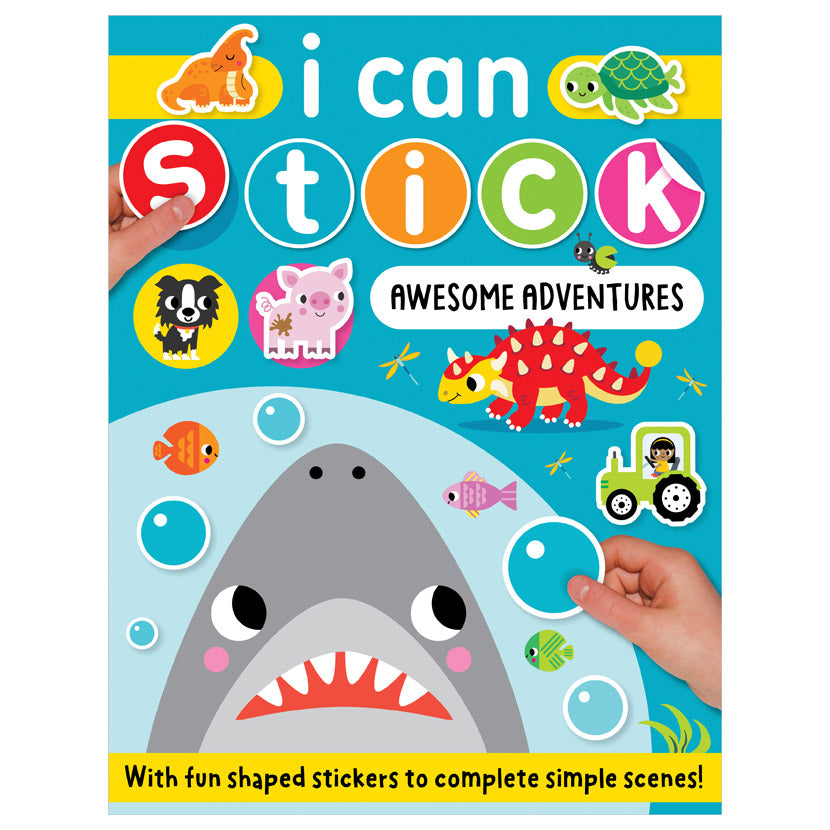 I Can Stick Awesome Adventures (Children's Sticker Activity Book) by Make Believe Ideas Inc.