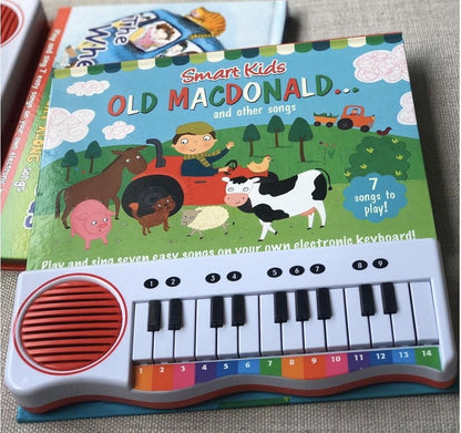 Old MacDonald and Other Play Along Songs Board Book with Piano Keyboard