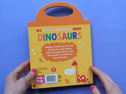 My Magic Painting Book- Dinosaurs – (No Mess Painting Board Book with Carry Handle) by North Parade Publishing UK