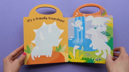 My Magic Painting Book- Dinosaurs – (No Mess Painting Board Book with Carry Handle) by North Parade Publishing UK