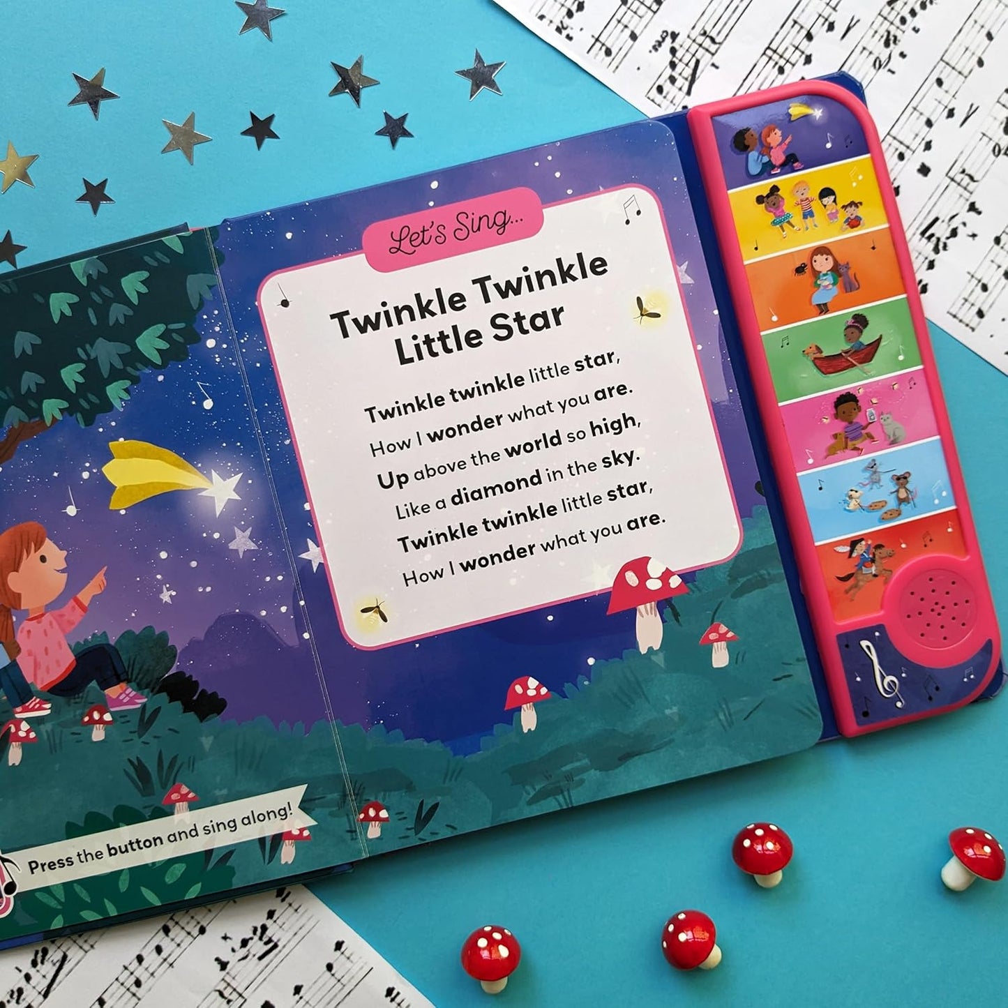Let's Sing... Twinkle Twinkle Little Star and other fun songs! 7 Button Sounds Book Nursery Rhymes