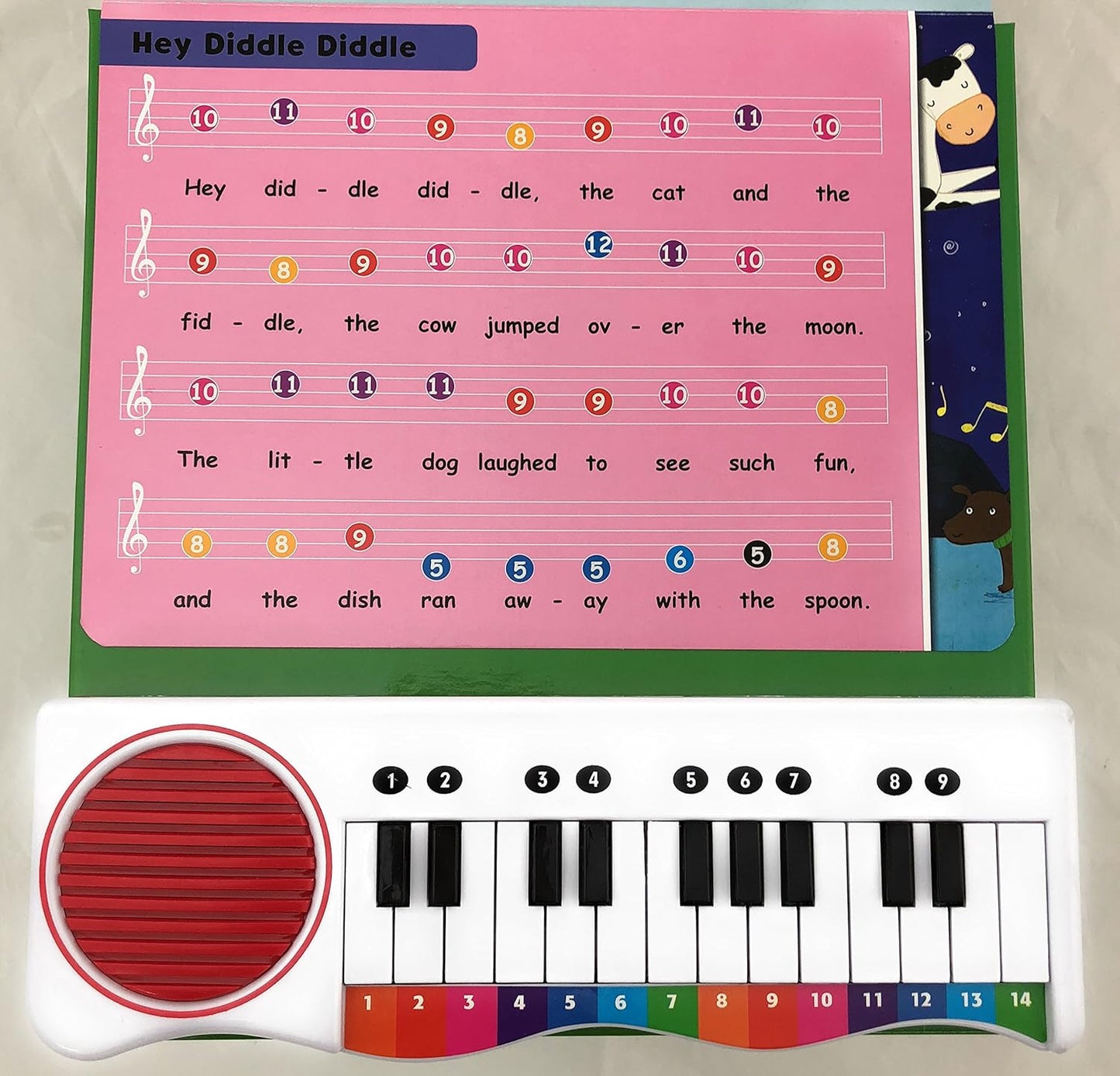 Old MacDonald and Other Play Along Songs Board Book with Piano Keyboard