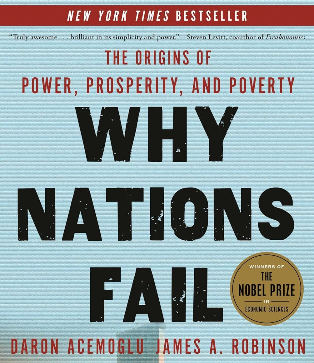icon video play     icon arrow left boldicon arrow right bold Share:  0 Why Nations Fail: The Origins of Power, Prosperity, and Poverty (US) , Non-Fiction Economics-Finance-Political Science