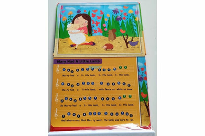 Nursery Rhymes Itsy Bitsy Spider and Other Play Along Songs Board Book with Piano Keyboard (Piano Book)