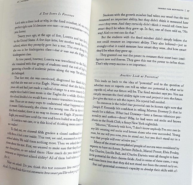Mindset: Changing The Way You Think To Fulfil Your Potential. Author:Dweck, Carol S.