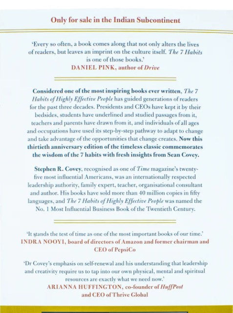 The 7 Habits of Highly Effective People : 30th Anniversary Edition