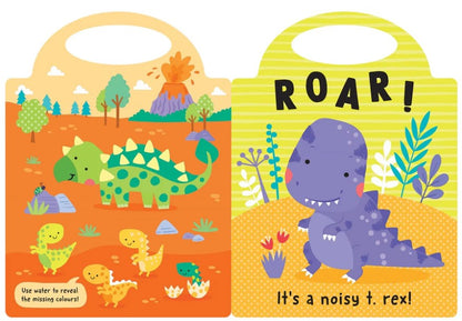 My Magic Painting Book- Dinosaurs – (No Mess Painting Board Book with Carry Handle) by North Parade Publishing UK