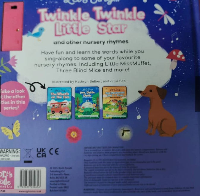 Let's Sing... Twinkle Twinkle Little Star and other fun songs! 7 Button Sounds Book Nursery Rhymes