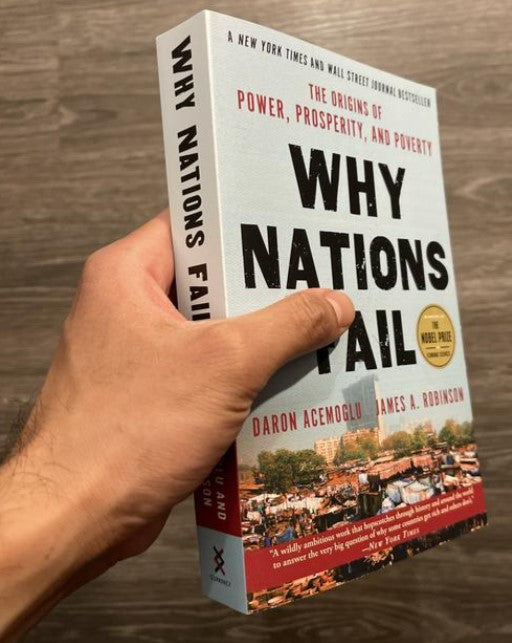 icon video play     icon arrow left boldicon arrow right bold Share:  0 Why Nations Fail: The Origins of Power, Prosperity, and Poverty (US) , Non-Fiction Economics-Finance-Political Science
