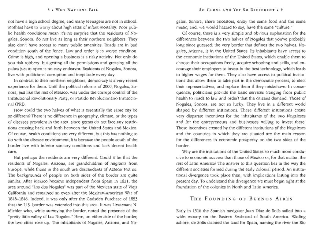 icon video play     icon arrow left boldicon arrow right bold Share:  0 Why Nations Fail: The Origins of Power, Prosperity, and Poverty (US) , Non-Fiction Economics-Finance-Political Science