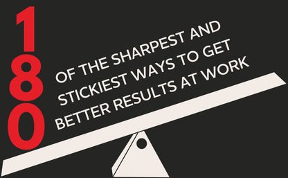 180 Business Hacks: Surprising ways to get ahead at work (Hardback-New)