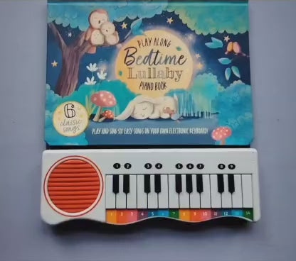 Play Along Bedtime Lullaby-Children's Keyboard Musical Piano Book.