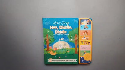 Let’s Sing Hey, Diddle, Diddle 7 Sounds Book-Nursery Rhymes Sound Books by North Parade Publishing
