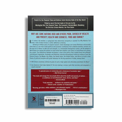 icon video play     icon arrow left boldicon arrow right bold Share:  0 Why Nations Fail: The Origins of Power, Prosperity, and Poverty (US) , Non-Fiction Economics-Finance-Political Science